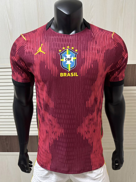 26/27 Brazi Special Edition Red Player Version Soccer Jersey