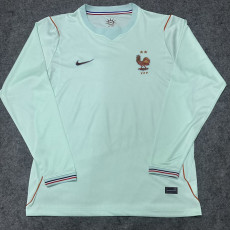 26/27 France Away Long Sleeve  Soccer Jersey(embroidery star刺绣星星)