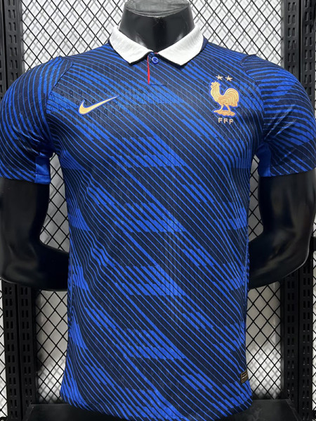 26/27 France Home Player Version Soccer Jersey(embroidery star刺绣星星)