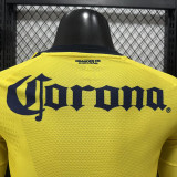 26/27 Club America Home Player Version Long Sleeve Soccer Jersey