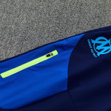 26/27 Marseille  Royal Blue HoodedWindbreaker Tracksuit