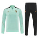 26/27 France Light Green Half Pull Tracksuit#  (半拉链)