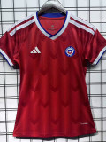 26/27 Chile Home Women Soccer Jersey#女