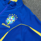 26/27 Brazil Blue Windbreaker Tracksuit