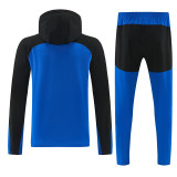 26/27 INT  Blue & Black Hooded Windbreaker Tracksuit