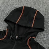 26/27 CHE Black Hooded Windbreaker Tracksuit