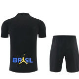 26/27 Brazil Black Training Short Suit
