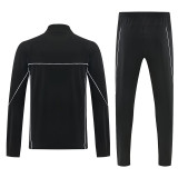 26/27 PSG Black Windbreaker Tracksuit