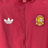 26/27 Spain Red Retro windbreaker
