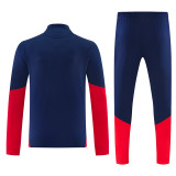26/27 ARS Royal Blue&Red Half Pull Tracksuit#  (半拉链)