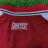 26/27 Man Utd Home Kids Player Version Soccer Jersey童装球员