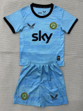 26/27 Ireland Goalkeeper Light Blue Kids Soccer Jersey