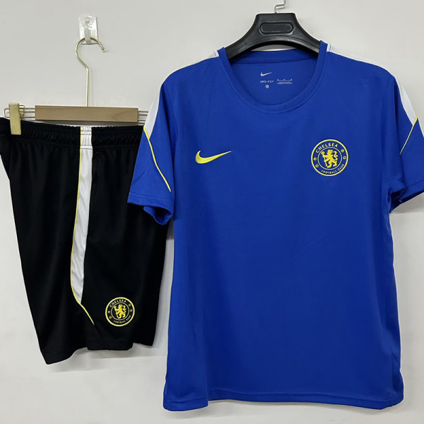 26/27 CHE Blue Training Shorts Suit