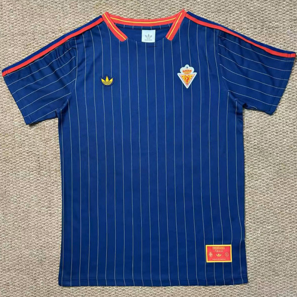 26/27 Spain Leisure Retro Edition Royal Blue Fans Soccer Jersey