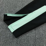 26/27 France Light Green Hooded Windbreaker Tracksuit