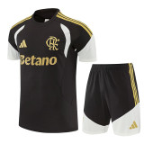 26/27 Flamengo Black Training Shorts Suit