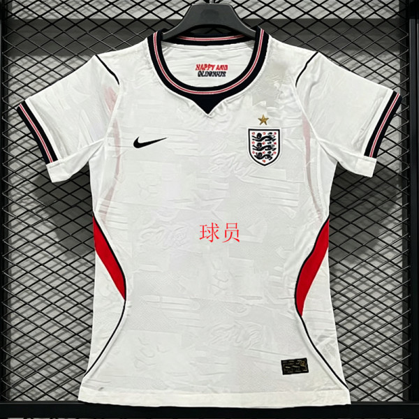 26/27 England Home Women Player Version Soccer Jersey#女球员