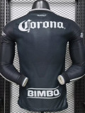 26/27 Club America Away Black Player Version Long Sleeve Soccer Jersey