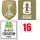 FWCC2022+FWC26-16 strong match+UFEF(16强白底金+左袖16白章+胸前冠）