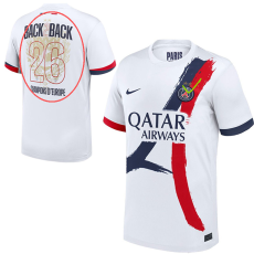 25/26 PSG Away(Champions D Europe 26)  Fans Soccer Jersey