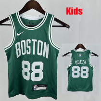 CELTICS QUETA #88 Green Kids Top Quality Hot Pressing NBA Jersey(童装)