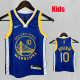 WARRIORS BUT LER III#10 Blue Kids Top Quality Hot Pressing NBA Jersey(童装)