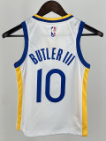 WARRIORS BUT LER III#10 White Kids Top Quality Hot Pressing NBA Jersey(童装)