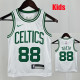 CELTICS QUETA #88 White Kids Top Quality Hot Pressing NBA Jersey(童装)