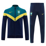 26/27 Brazil Royal Blue  Jacket Tracksuit