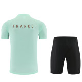 26/27 France Light Green Training Short Suit