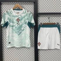 26/27 Portugal Away Kids Soccer Jersey