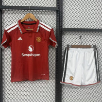 26/27 Man Utd Home Kids Soccer Jersey