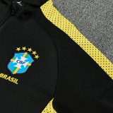 26/27 Brazil Black Jacket Tracksuit