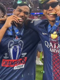 2026 PSG Royal Blue Champion pure cotton T-shirt