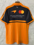 2026 McLaren Orange &Black Polo  Racing Suit (翻领)