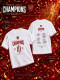 2026 ARS White Champion pure cotton T-shirt