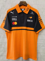 2026 McLaren Orange &Black Polo  Racing Suit (翻领)