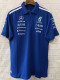 2026 F1 Mercedes Blue 1:1 Polo Racing Suit (翻领)