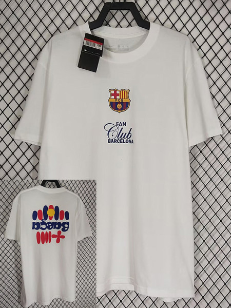 2026 BAR White pure cotton T-shirt