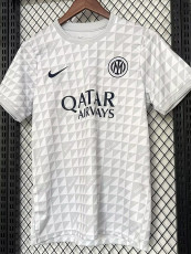26/27 INT White Pre-Match Training Shirt