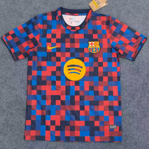 26/27 BAR pre-match Grid diagram Fans Training Shirts