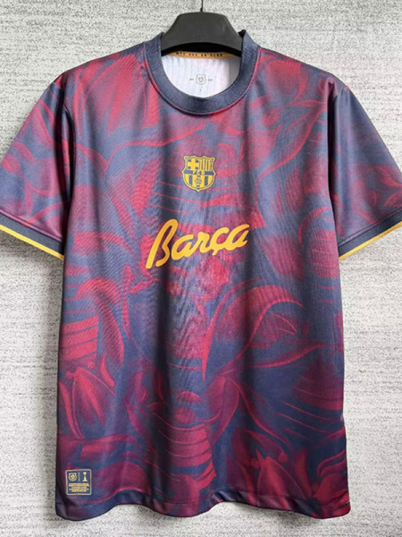 26/27 BAR X Wine Red Rose Special Edition Fans Soccer Jersey