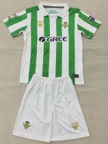 26/27 Real Betis Retro Edition Kids Soccer Jersey(带复古章)