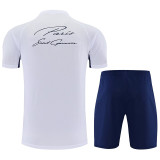 26/27 PSG White Training Short Suit (With stars带星)