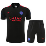 26/27 PSG Black Training Short Suit (With stars带星)
