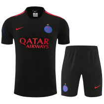 26/27 PSG Black Training Short Suit (With stars带星)