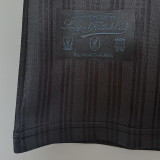1995/1996 LIV Special Edition Black Long Sleeve Retro Soccer Jersey