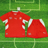 26/27 Switzerland Home Kids Soccer Jersey