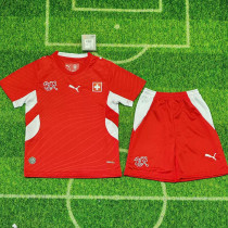 26/27 Switzerland Home Kids Soccer Jersey
