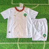 26/27 Morocco Away Kids Soccer Jersey